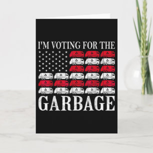 Tarjeta Estoy votando por el Garge Trump Orgulloso de ser 