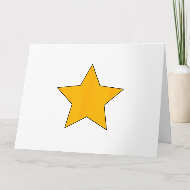 Tarjeta Estrella amarilla (Anverso)