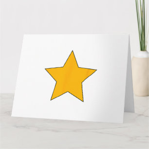 Tarjeta Estrella amarilla