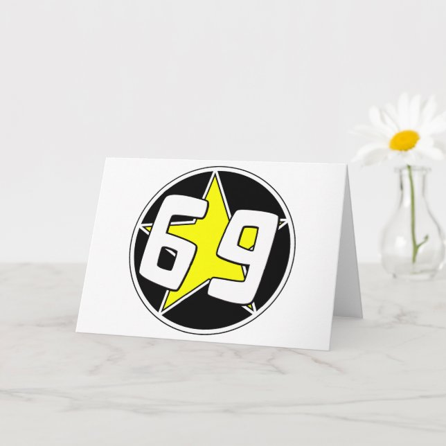 Tarjeta Estrella amarilla 69 (Planta pequeña)