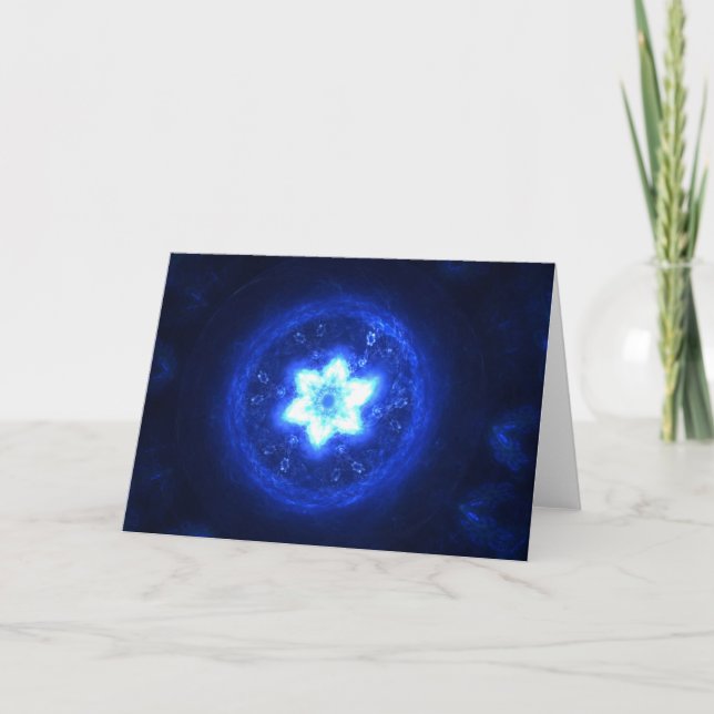 Tarjeta Estrella brillante de David (Anverso)
