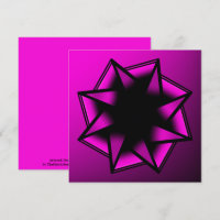 Estrella de degradado rosado caliente
