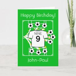 Tarjeta Estrella de Fútbol (Todo Blanco)