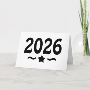 Tarjeta Estrella de Graduación de la Clase de 2026