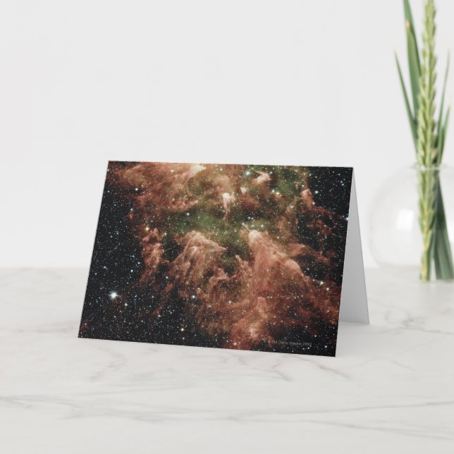 Tarjeta Estrella de la nebulosa de Carina (Anverso)