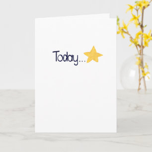 Tarjeta Estrella de Oro para Superar el Día de Hoy Ánimo