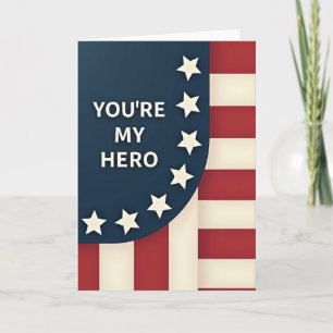 Tarjeta Estrella del Día del Padre Heroico