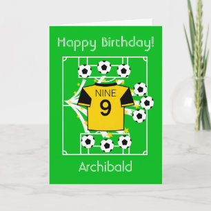 Tarjeta Estrella del Fútbol (Dorado y Negro)