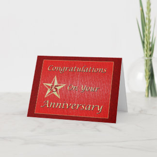 Tarjeta Estrella del oro del 15 aniversario de los emplead
