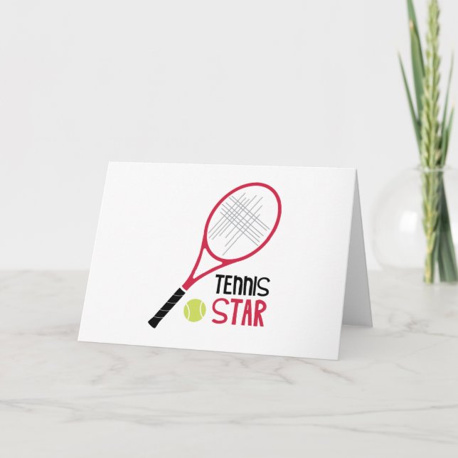 Tarjeta Estrella del tenis (Anverso)