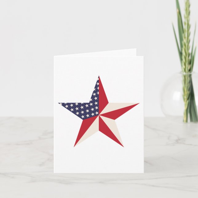 Tarjeta Estrella estadounidense Notecards (Anverso)
