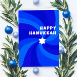 Tarjeta Estrella moderna de natación de David HAPPY HANUKK<br><div class="desc">¡Tarjeta perfecta para enviar una celebración judía! La mano hizo arte para ti. ¡TODO PERSONALIZABLE! Haga clic en "Personalizar" para editar el texto. Haga clic en "editar usando la herramienta de diseño" para ajustar las fuentes, colores y colocaciones. El diseño también está disponible como descarga digital para enviar instantáneamente y...</div>