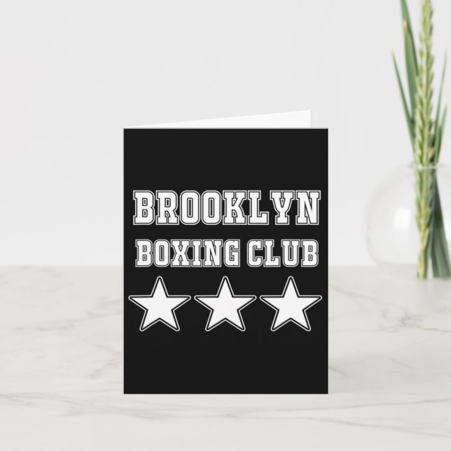 Tarjeta Estrellas de Brooklyn Boxing Club (Anverso)