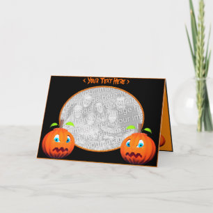 Tarjeta Estrellas de calabaza de Halloween (fotograma)
