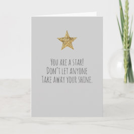 Tarjeta Estrellas de citas inspiradoras