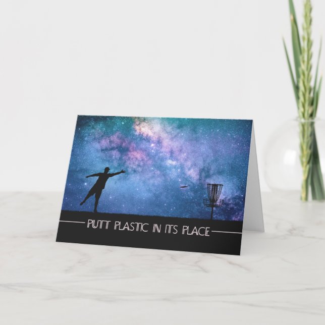 Tarjeta Estrellas de disco de golf (Anverso)