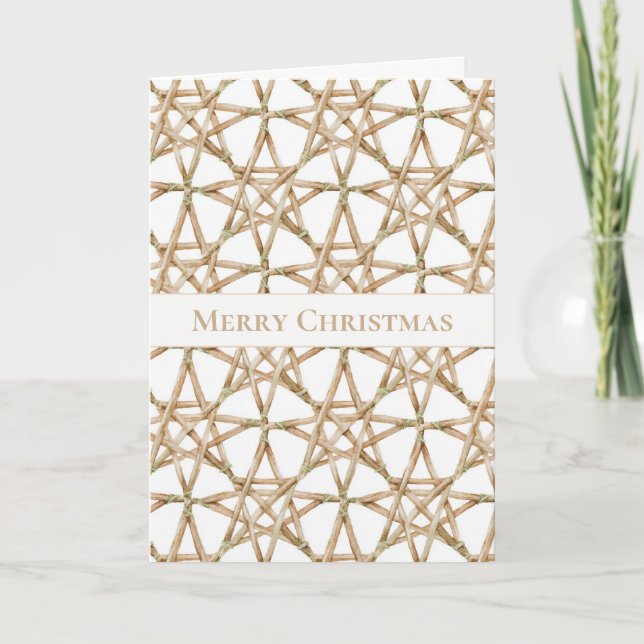 Tarjeta Estrellas de Navidad (Anverso)