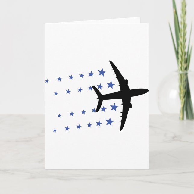 Tarjeta estrellas del avión (Anverso)