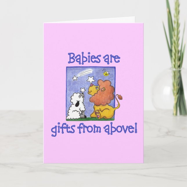 Tarjeta Estrellas el caer de la captura del león y del (Anverso)