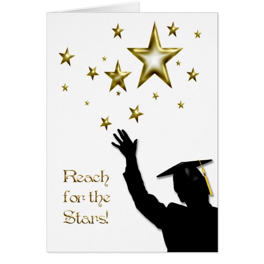 Tarjeta Estrellas graduadas del varón