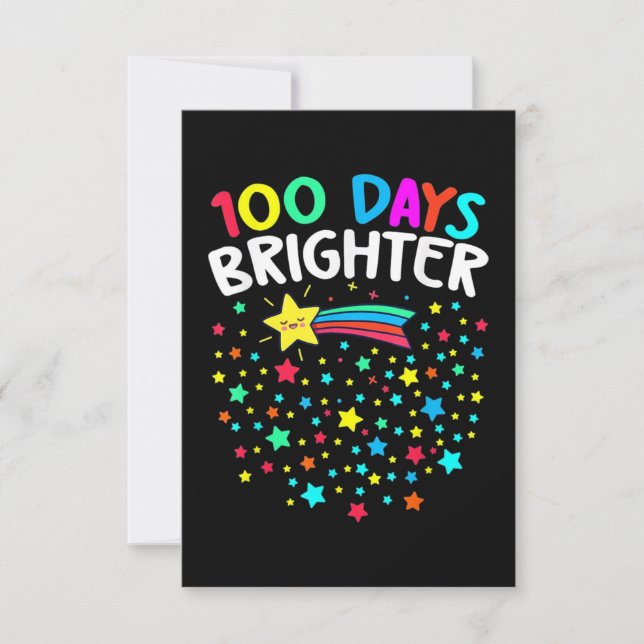 Tarjeta Estrellas más brillantes de 100 días (Anverso)