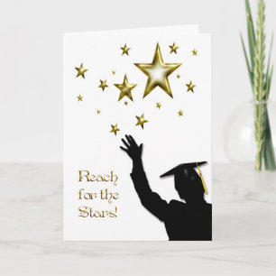 Tarjeta Estrellas masculinas graduadas