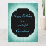 Tarjeta Estrellas modernas y elegantes Birthday Grandson<br><div class="desc">Elegante y Guay Happy Birthday Grandson diseño Tarjeta de felicitación.</div>