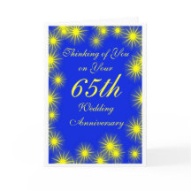 Estrellas personalizadas 65º aniversario Boda