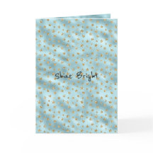 Estrellas Purpurinas Aqua Mint Gold