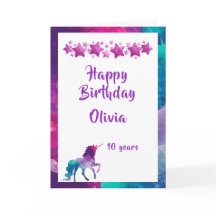 Estrellas unifamiliares de púrpura rosa 10 años