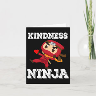 Tarjeta Estudiante de Escuela Ninja de Kindness Anti-bully