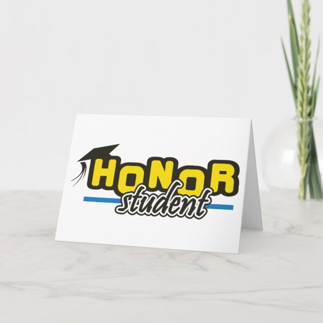 Tarjeta Estudiante de honor (Anverso)