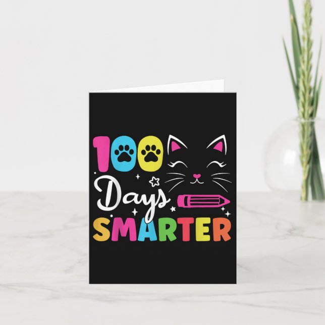 Tarjeta Estudiantes 100 días de escuela 100 días amor por  (Anverso)