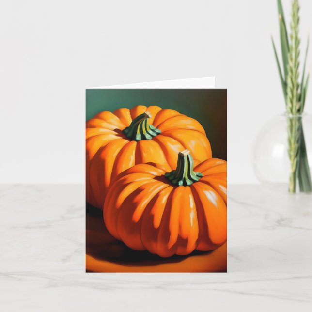 Tarjeta Estudio de calabaza - AI - B (Anverso)