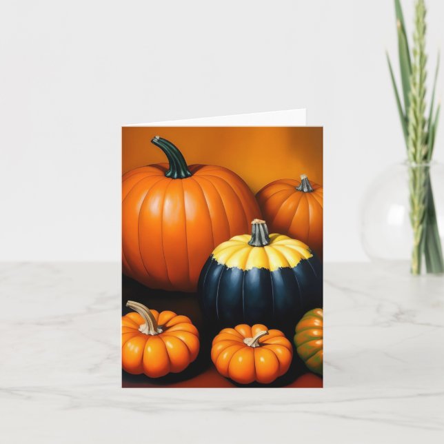 Tarjeta Estudio de calabaza - AI - D (Anverso)