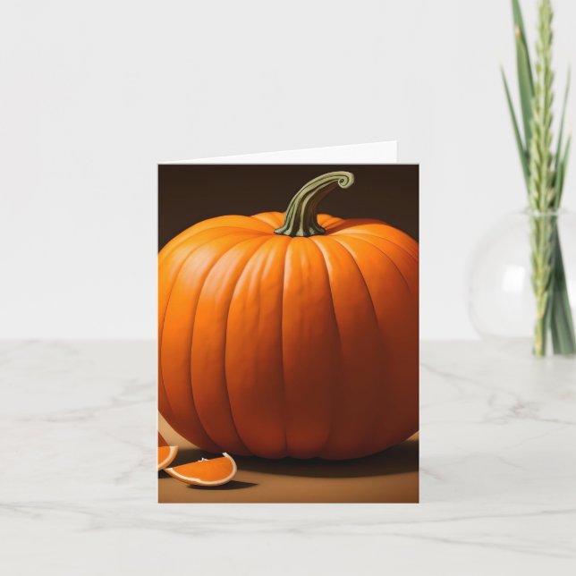 Tarjeta Estudio de calabaza - AI - L (Anverso)