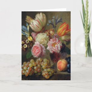 Tarjeta Estudio de Flores