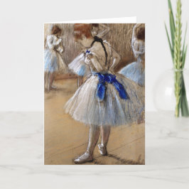 Tarjeta Estudio de una bailarina - Edgar Degas - c1890