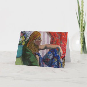 Tarjeta Estudio en pastel