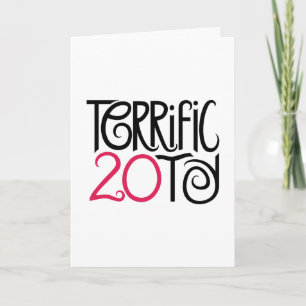 Tarjeta Estupendo con 20 cartas