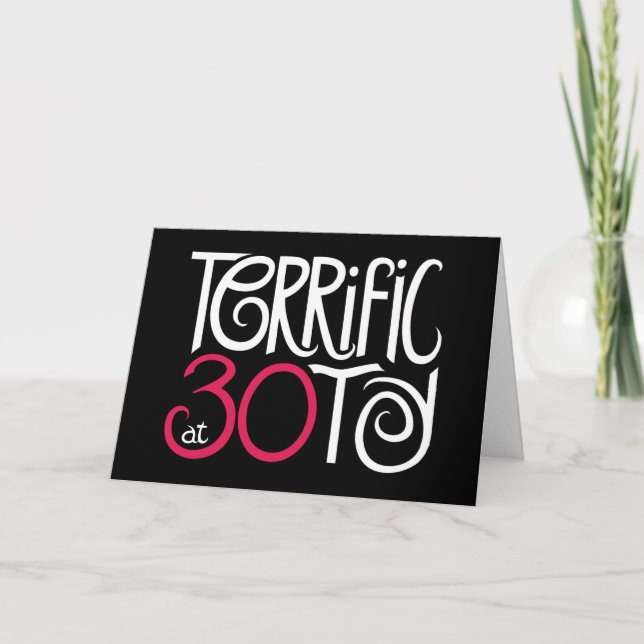 Tarjeta Estupendo con 30 Black Card (Anverso)