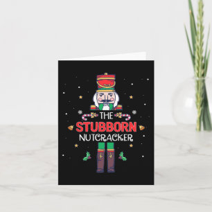 Tarjeta Estúpido nutcracker Navidades divertidos