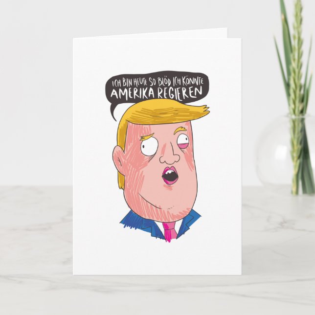 Tarjeta Estúpido Trump (Anverso)