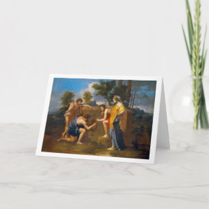 Tarjeta Et in Arcadia ego, Poussin, 1637-1638