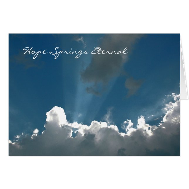 Tarjeta eterna de Hope Springs (Anverso (Horizontal))