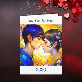 Tarjeta Ethereal Anime Parple El día de San Valentín