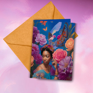 Tarjeta Ethereal Bridesmaid Propuesta Gracias Fantasy AI