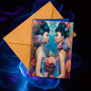 Tarjeta Ethereal Bridesmaid Propuesta Gracias Fantasy AI