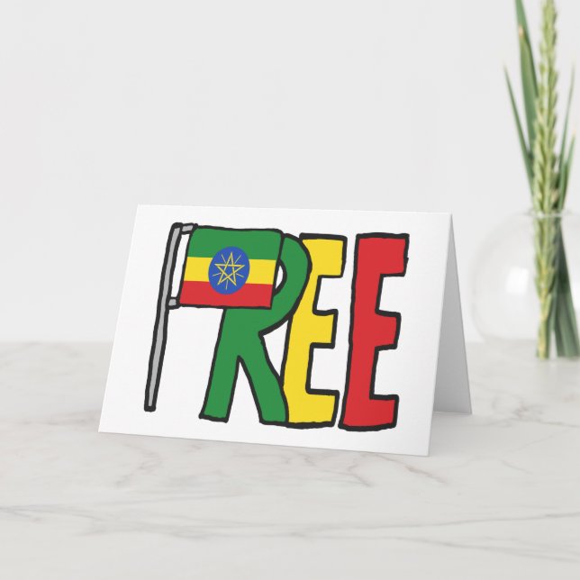 Tarjeta Etiopía libre (Anverso)