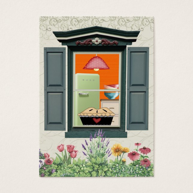 Tarjeta / etiqueta "De la cocina" - SRF (Frente)